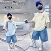 Children's Set for Boys 2026 New Trendy and Stylish Summer Clothes Korean Edition Cool and Stylish Short Sleeve Two Piece Set