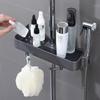 Стеллаж для хранения душевой стойки Бытовая ванная подъемная скоба Непробиваемый унитаз душевая штанга Поддон для хранения Аксессуары для ванной комнаты