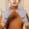 Kawaii Thicken Cycling  Letter Panda Women Winter Gloves Korean Mittens Outdoor Gloves