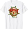 One Piece Anime Tony Tony Chopper Happy Holidays Portrait T-Shirt S-4XL Unisex