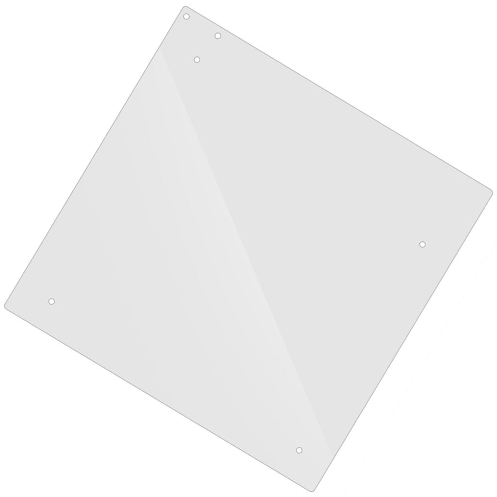 Open Frame Transparent Acrylic Overlock Computer Case DIY Base Stand For ITX Motherboard