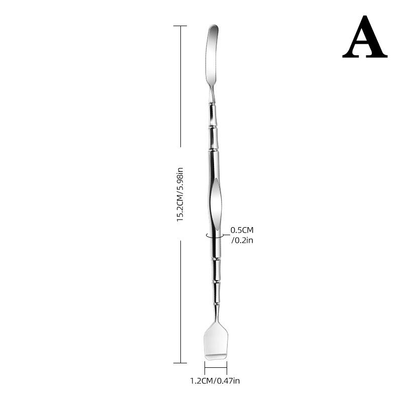 Двусторонний инструмент для удаления черных точек – Лопатка и Зажим для очистки пор носа и лица