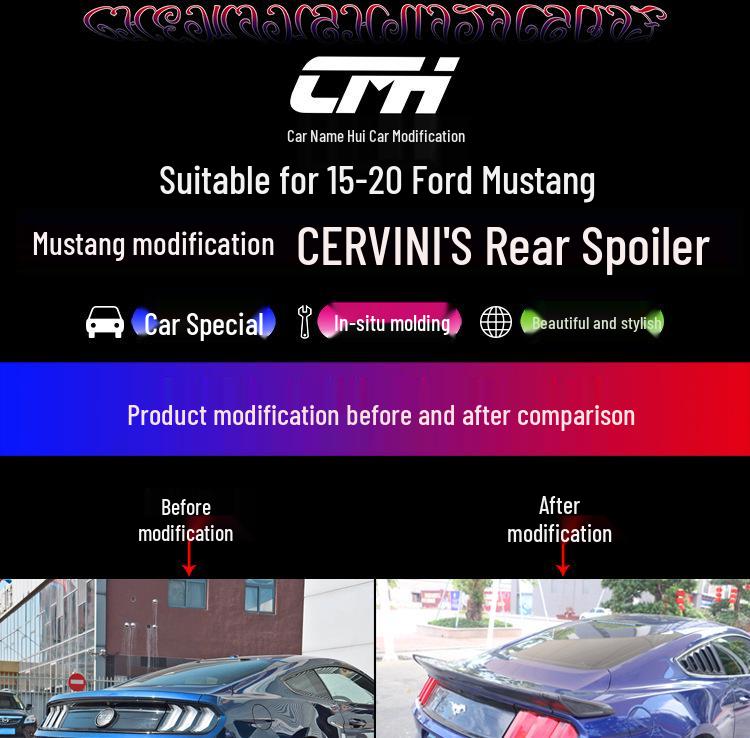 Спойлер заднего крыла из углеволокна для Ford Mustang Mach-E 2015-2023 годов