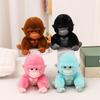 Cute Simulation Gorilla Doll Plush Toy Gibbon Orangutan Monkey Doll Boy Soothing Rag Doll