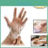 Food Disposable Gloves Grade Transparent Film Cover Thickened Takeaway Kitchen