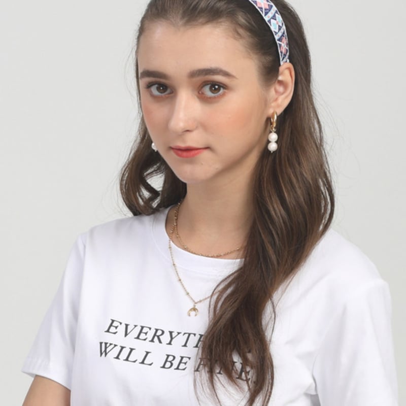 ЛALA Повязка на голову с африканским узором - С/СИНИЙ