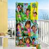 Dora Explorer Beach Towel Super Soft Microfiber Quickdry Fabric Comfortable Lightweight