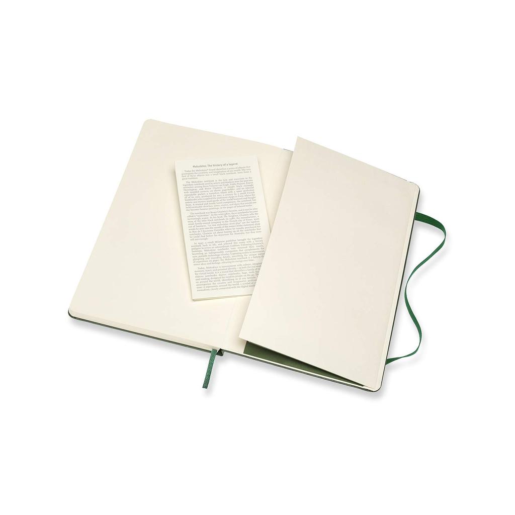 Moleskine Classic Horizontally Large Size X Myrtle QP060K15 Notebook, Hardcover, Ruled, (13cm 21cm), Green,