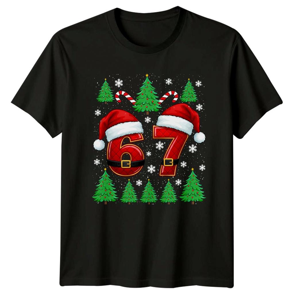 Six Seven 67th Birthday Christmas Unisexs TShirt Unisexs Tee Graphic Unisex Top