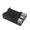 Корпус из алюминиевого сплава для Pi 4B с интегрированным двойным вентилятором для Raspberry Pi4B, улучшающий тепловые характеристики