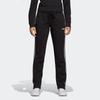 Adidas Essential 3-Stripes Knit Pants Women Bottoms Black White DP2373