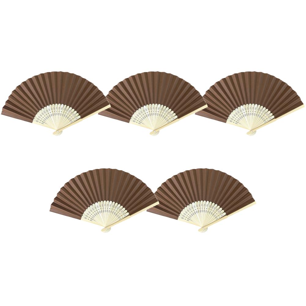 1/5/10 шт. Складной веер из бамбука для рукоделия, взрослых, детей, для каллиграфии, рисования, тренировочный бумажный веер, подарок на свадьбу, вечеринку, декор для дома