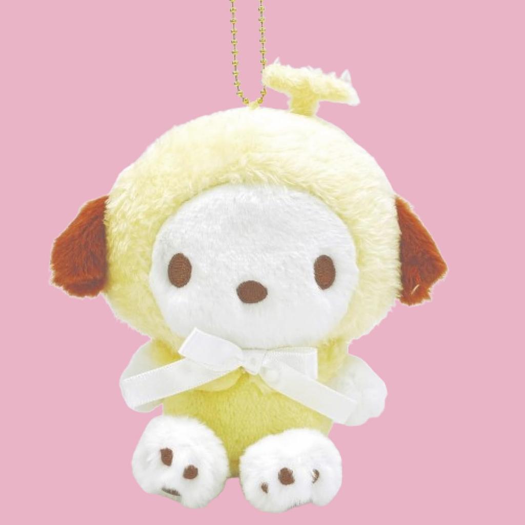 Nakajima Corporation Pochacco Pastel Fruit Cape Mascot 205957-25 В13,5 x Ш14 x Г6 см
