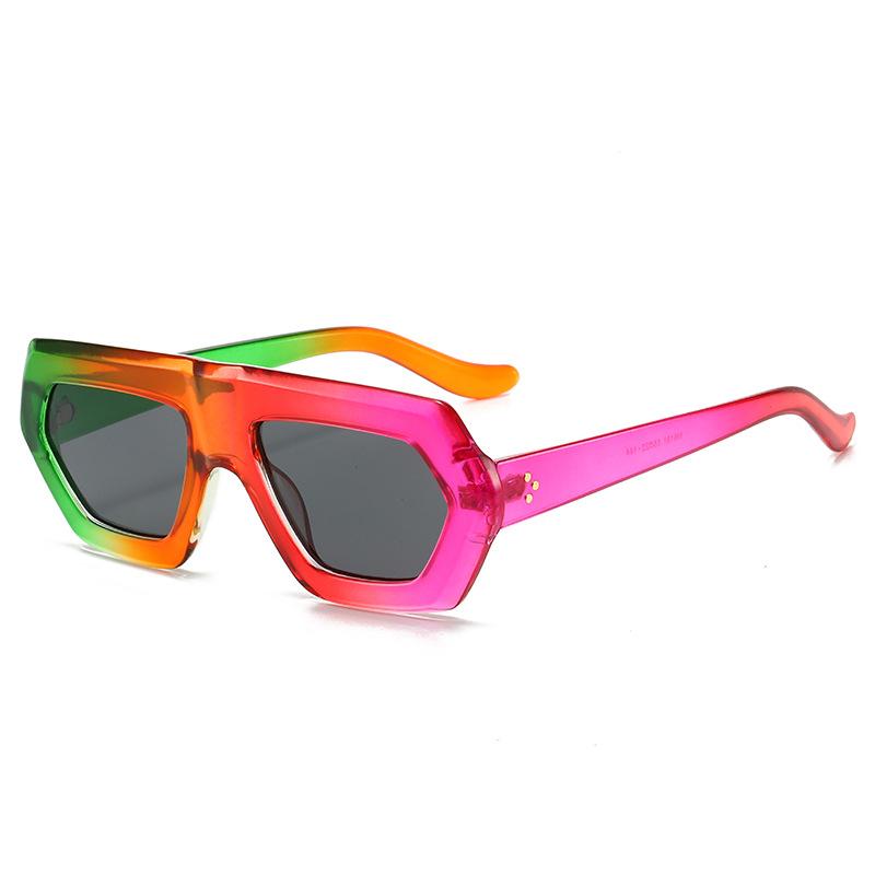 New Irregular Square Sunglasses Women Men Retro Shades Gradient Female Luxury Sun Glasses Fashion Feminino Uv400