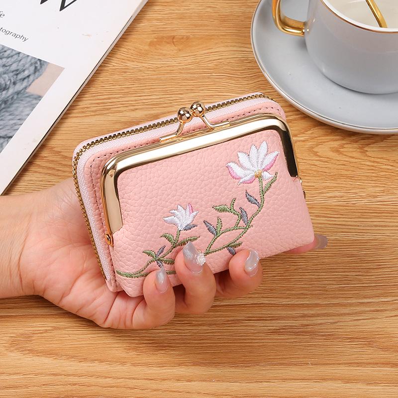 Trendy Mini Student Coin Purse: Stylish Small Wallet with Large Capacity Accordion Card Holder for Women