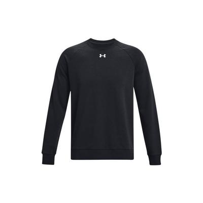 Тренировочная толстовка Rival Solid Fleece Crew, мужская толстовка, черная 1379755-001