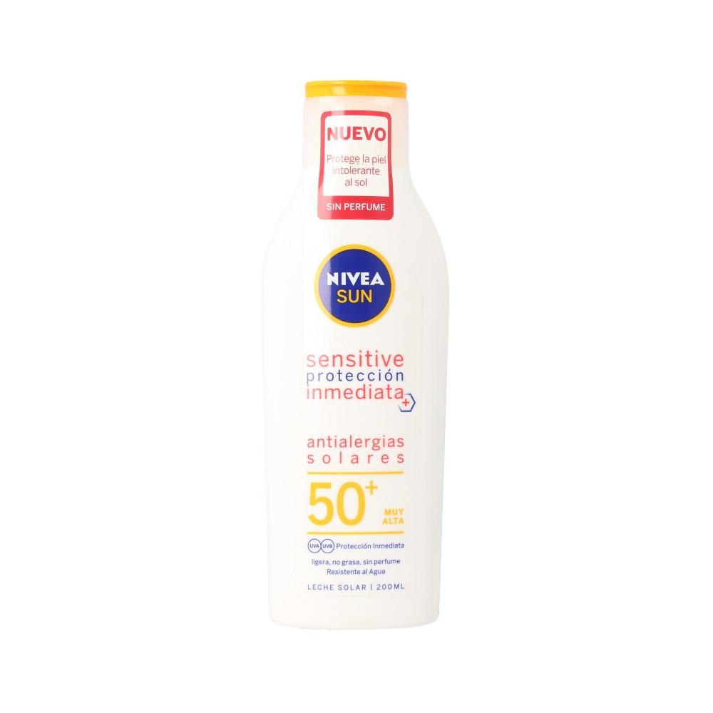 Nivea Sensitive Sun Milk Immediate Protection Sensitive Skin SPF50 - 200 Ml -