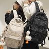 Primary School Girls Junior High School Students Burgundy Large Capacity Boys Backpack College Students Backpack