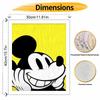 Disney Yellow Mickey Mouse digital oil painting diy coloring handpainted filling home decoration gift for wall art decor sets 130