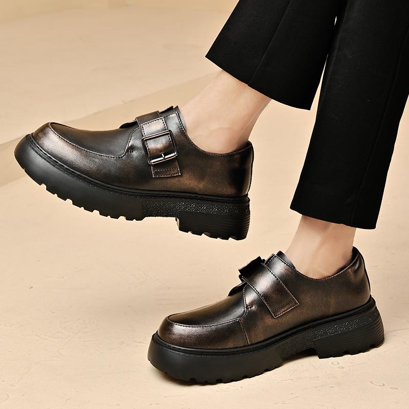 Fashion Men's Classic Business Dress Oxford Casual Shoes Brand Platform Casual Comfortable Fashion Derby Shoes Luxury Leather Shoes