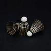 3/6/12Pcs Badminton Shuttlecocks Birdies Feather Shuttlecocks Black Duck Feather Badminton Balls for Indoor Outdoor Sports Training