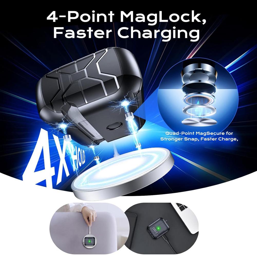 Автоматическое открытие для чехла AirPods Pro 3-го поколения с магнитом, совместим с зарядным чехлом Apple AirPods, полная защитная крышка с брелоком