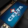 Светящийся коврик для мыши Celta Vigo, резиновая основа, коврик для мыши для геймеров и офиса, игровой стол, легко чистящийся коврик, рождественские подарки для фанатов