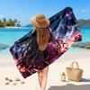 Nezuko Kamado Printed Swim Towel, Portable Water Absorbent Towel for Beach Camping Daily Bathroom Use