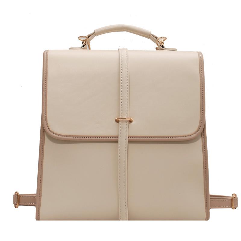 Retro Backpack for Women, New Fashion Schoolbag for Women, College Students, British College Style, Women's Backpack.