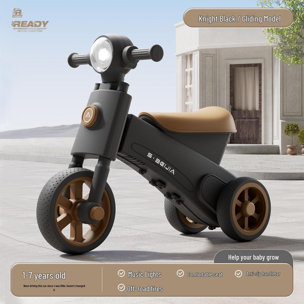 2025 Electric Balance Bike for Toddlers: 1-3 Years, Three-Wheeled, Entry-Level Scooter