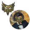 Уникальная маска для вечеринки с дизайном ястреба, вентилируемые материалы, регулируемый ремешок для Хэллоуина и костюмированных мероприятий