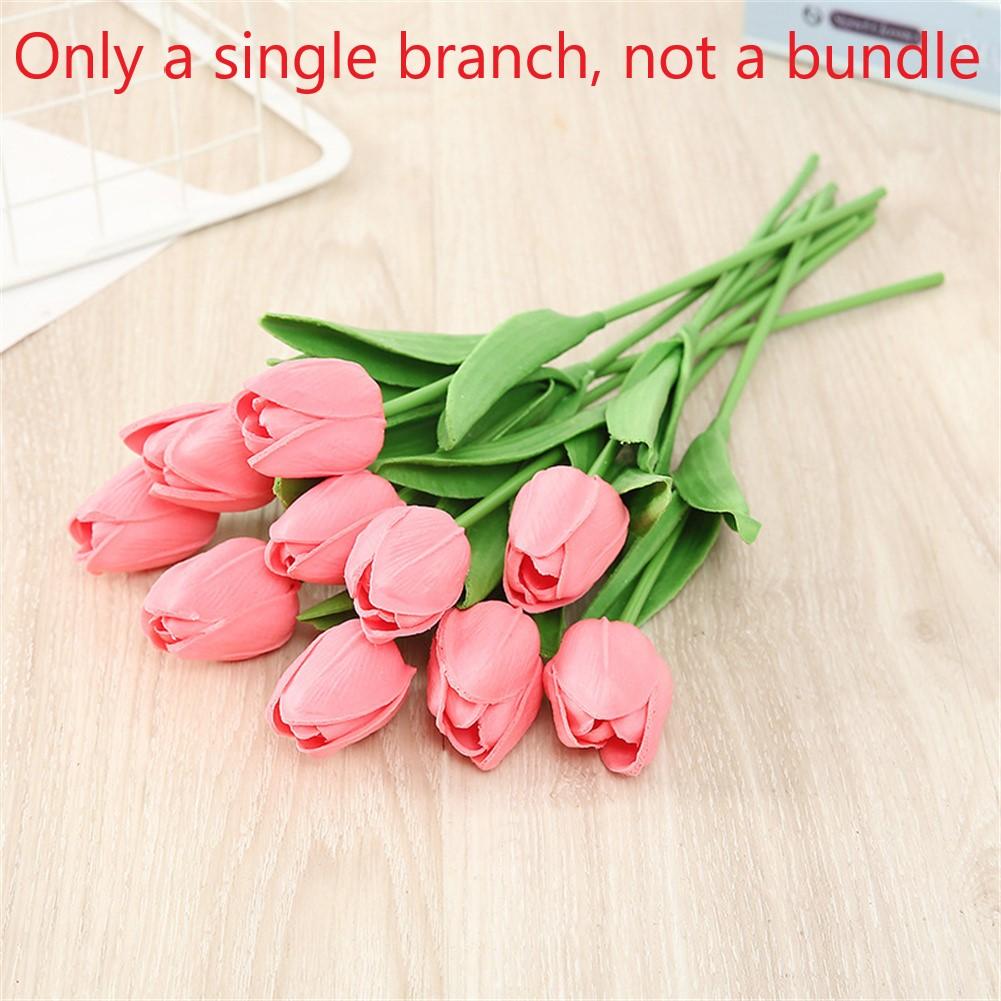 Миниатюрный искусственный тюльпан Bunga Tiruan Hand Bouquet Beauty в вазе