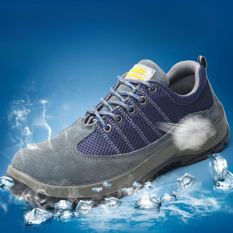 Labor Insurance Shoes Anti-smashing and Anti-piercing Work Shoes Wear-resistant and Breathable Safety Shoes Protective Insulating Shoes