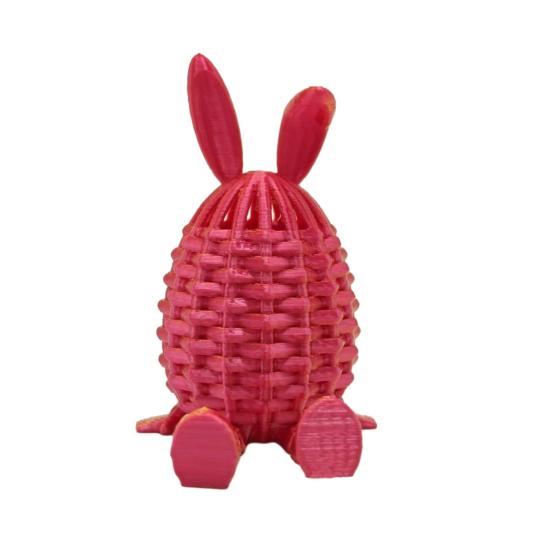 3D-печатные пасхальные яйца, гибкие, подвижные, яйцо-кролик, наполнители для пасхальной корзины, для вечеринок, декор для дома, офиса, стола