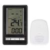 Wireless Electronic Thermometer Indoor Outdoor Home Digital Weather Station Clock Display