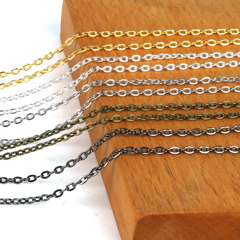 5 метров ручной работы DIY жемчужные серьги аксессуары удлинительная цепочка