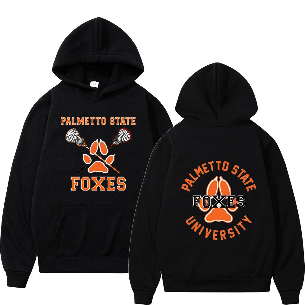 Streetwear The Foxhole Court Palmetto State Foxes Printed Men's Hoodie Pullover Men Hoodies Women Hip Hop Sweatshirt Clothes