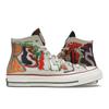 Come Tees X Chuck 70 High Realms and Realities Unisex Sneakers Multi-Color White Multi 173121C