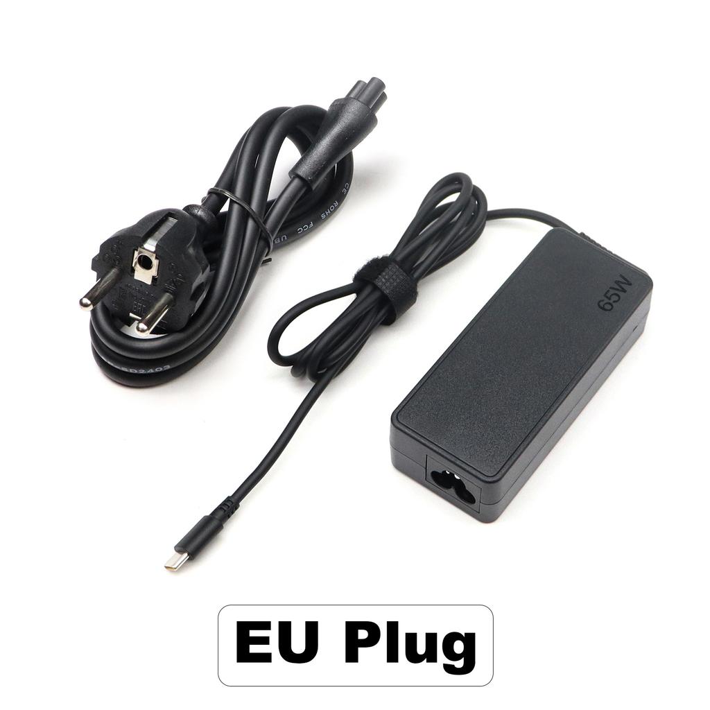 Зарядное устройство USB-C для ноутбука 65 Вт 20 В 3,25 А Адаптер для ThinkPad, HP, Chromebook, Yoga, Dell, ASUS, Acer Type C Быстрый адаптер питания