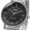 Женские аналоговые кварцевые часы Casio LTP-VT03D-1B, Черный металлический ремешок