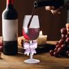 Semicircular Red Wine Cups Creative Crystal Glass Portable Clear Half Wine Glass fun European Creative Long-Stem Wine Glass