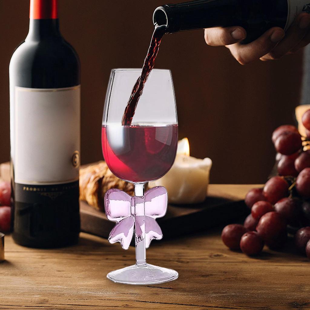 Semicircular Red Wine Cups Creative Crystal Glass Portable Clear Half Wine Glass fun European Creative Long-Stem Wine Glass