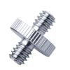 Металлический адаптер с наружной резьбой 1/4" на наружную резьбу 1/4", двойной резьбовой адаптер с наружной резьбой 1/4", поддерживает штатив, аксессуары для камер
