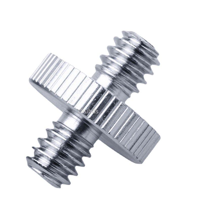 Металлический адаптер с наружной резьбой 1/4" на наружную резьбу 1/4", двойной резьбовой адаптер с наружной резьбой 1/4", поддерживает штатив, аксессуары для камер