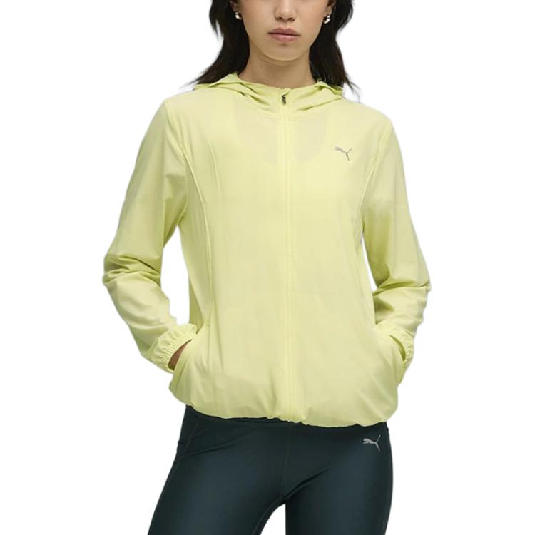 Puma Женская куртка на молнии с капюшоном Run Velocity Woven Quick-Dry 527265-35