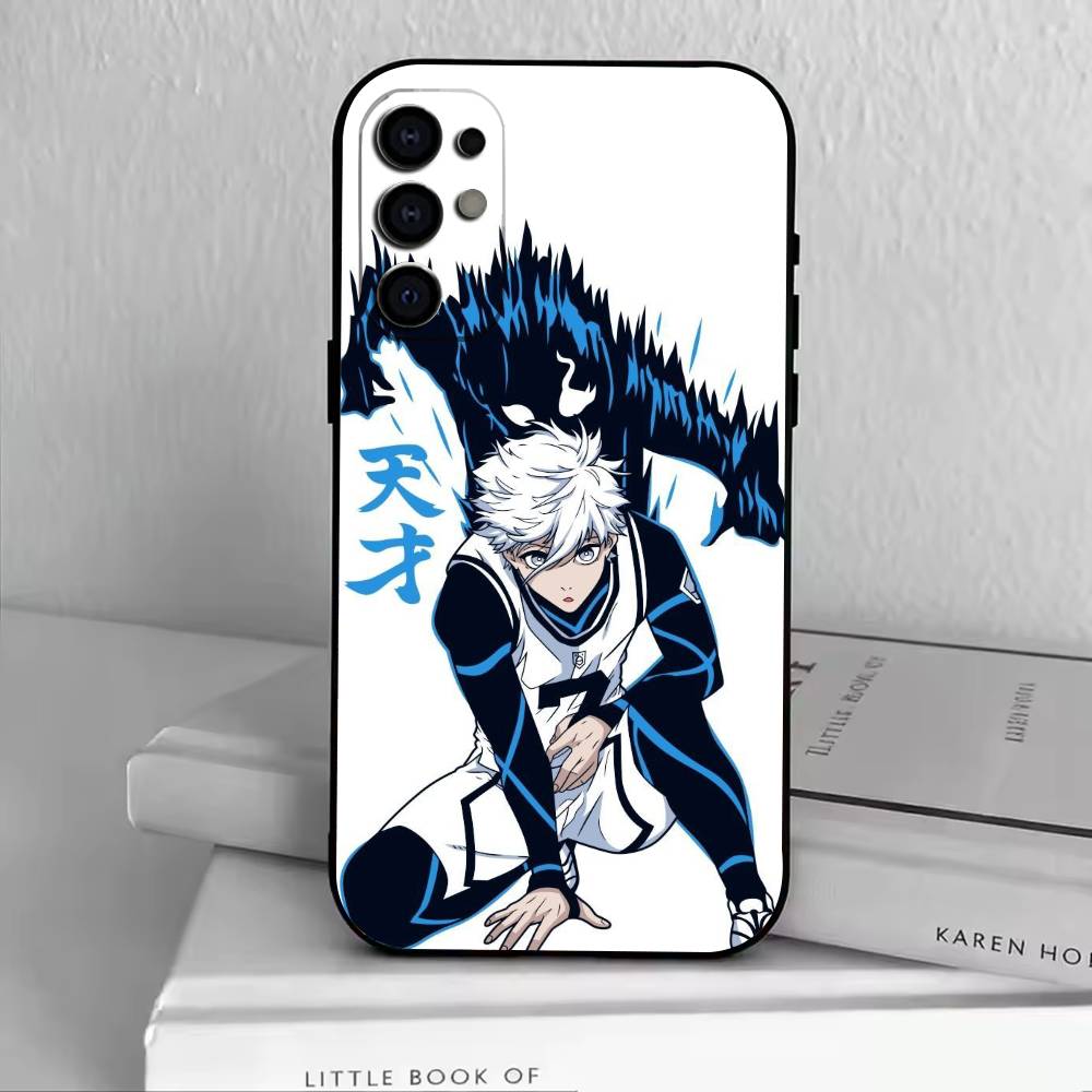 Blue N-Nagi Seishiro Phone Case For Samsung S25,S24,S21,S22,S23,S30,Ultra,S20,Plus,Fe,Soft Silicone Black Cover