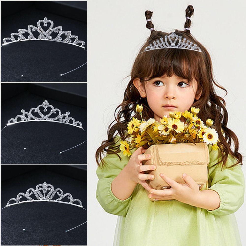Crown Headband Women's Hair Crowns Fashion Alloy Hair Jewelry Bridal Wedding Tiara Hair Ornament