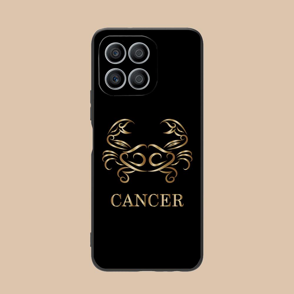 Чехол для мобильного телефона со знаком зодиака Рак для Honor 90 80 70 60 50 30 20 10 9 8 7 Pro S SE Lite 5G Красочная печать Красивый