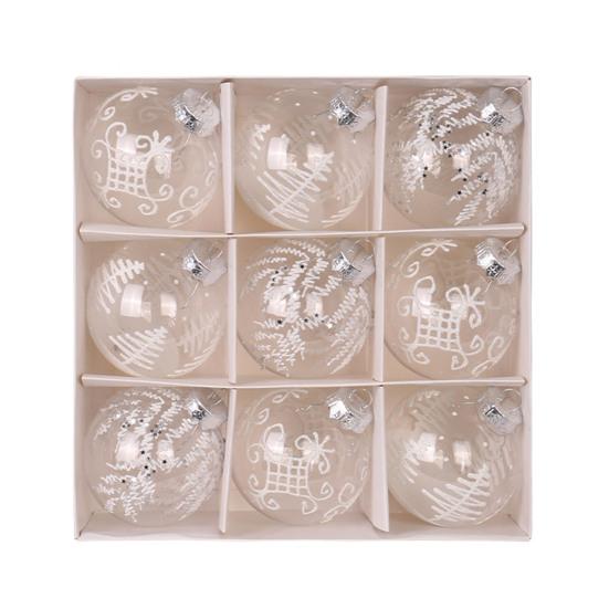 Yousheng 9 шт. Рождественские шары, украшения, небьющиеся рождественские декоративные шары, многоразовые праздничные подвесные украшения для домашних вечеринок на рождественской елке