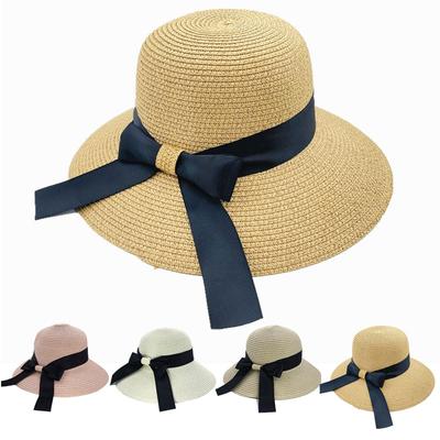 Женская соломенная шляпа Fedora Crushable, женская летняя соломенная шляпа, ветрозащитная солнцезащитная шляпа